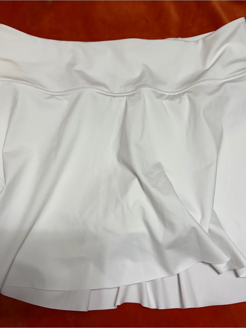 Athleta White Circle Skirt with Flared Hem